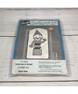 Vintage Bucilla 2533 Needlework Kit Clown Jack In The Box Laundry Bag - £22.19 GBP