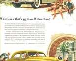 1948 Kaiser Frazer Magazine Ad What&#39;s New and Not From Willow Run  - $17.82