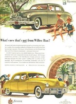 1948 Kaiser Frazer Magazine Ad What&#39;s New and Not From Willow Run  - £13.98 GBP