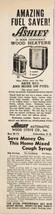 1954 Print Ad Wood Heaters Ashley Automatic Wood Stove Columbia,South Ca... - £11.25 GBP