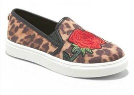 Steve Madden Stevies Kids Girls #mycreww Leopard Flower Slip-On Sneakers... - $14.99