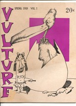 Vulture #1 1959-NYU-1st issue-Cartoons-gags-photos-Steve Canyon-NYU college h... - £43.42 GBP