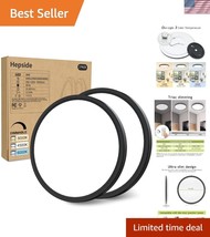Versatile 12&#39;&#39; Round LED Ceiling Light Fixture - 3 Brightness Levels, 2-... - $45.00