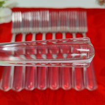 9X SF Clear Vtg Martha Stewart MSE Stainless Acrylic Flatware Lot Salad ... - $464.86 MXN