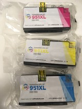 951XL High Yield Yellow cyan and magenta  Hp compatible new - £22.26 GBP