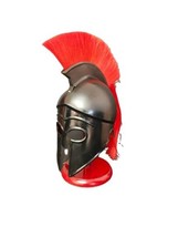 Medieval Corinthian Helmet with Plume18 Gauge Steel Wearable for Adult H... - $97.02+