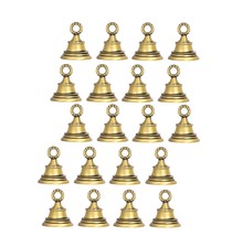 HANDTECHINDIA 2.5&quot; Height Indian Brass Bells Jingle Bells for Home Door Décor, C - £109.01 GBP