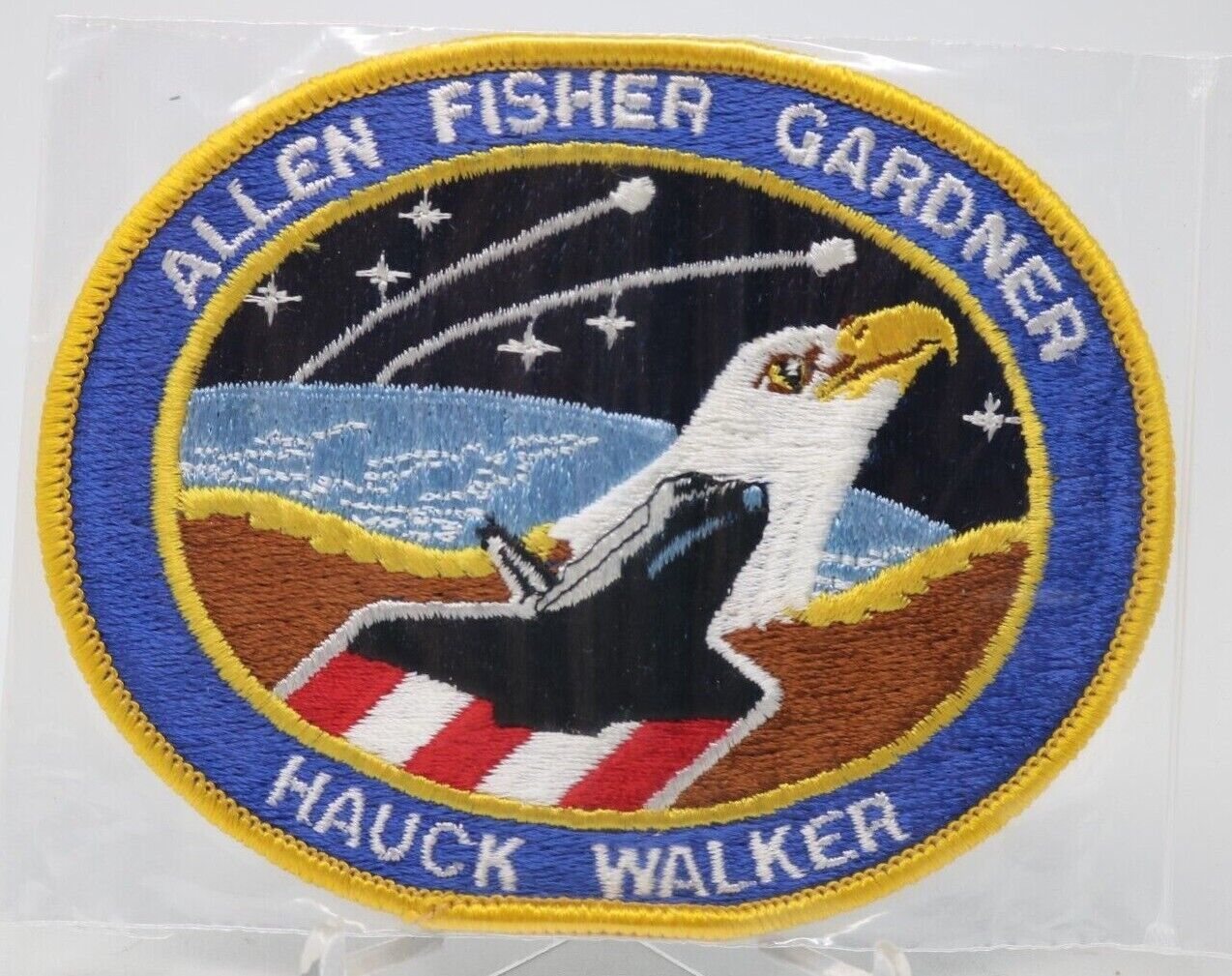 NASA Discovery STS 51-A Allen Fisher Gardner Hauck Walker NASA Space Cre... - $9.87