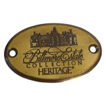 Biltmore Estate Heritage Collection Logo Nameplate Plaque Badges Emblem ... - $23.33