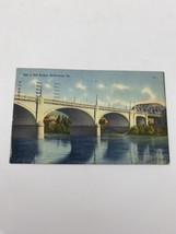 Vintage Postcard Hill To Hill Bridge Bethlehem Pennsylvania Linen Posted 1946 - £3.59 GBP