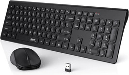 Wireless Keyboard and Mouse Black NEW - £25.76 GBP