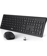 Wireless Keyboard and Mouse Black NEW - $601.47 MXN