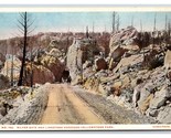 Silver Gate Limestone Hoodoos Yellowstone Park WY Haynes 156 UNP WB Post... - $6.20