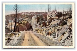 Silver Gate Limestone Hoodoos Yellowstone Park WY Haynes 156 UNP WB Postcard S8 - £4.86 GBP