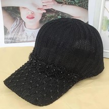 Women&#39;s Hat Hollow Breathable Sunscreen Knitted Duck Tongue Net Hat Spring And A - £13.43 GBP