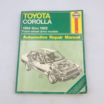 Haynes Repair Manual Toyota Corolla 1984-92  #1025 Front Wheel Drive Models - £7.31 GBP