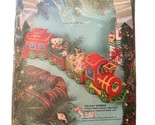 Vintage Bucilla Cross Stitch Christmas Holiday Express Train Kit Sealed ... - $22.22