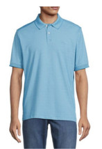 Tommy Bahama Mens Wave Polo Shirt Small Regular Fit Short Sleeve Blue Crush - £27.24 GBP