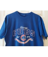Nike Chicago Cubs t shirt large established 1876 with Major League Baseball - $11.95