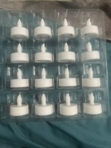 16-Pack Flameless LED Tea Light Candles - Needs New Batteries - $4.95