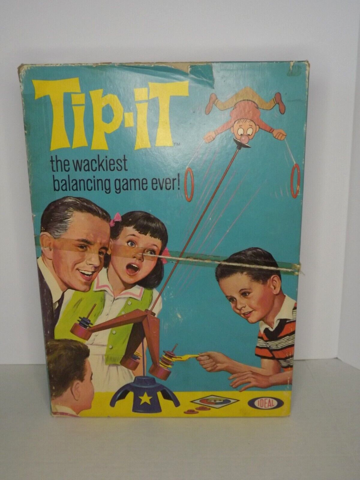 Vintage 1965 Ideal Toys Tip-It Game The Wackiest Balancing Game Ever Complete (m - £70.10 GBP