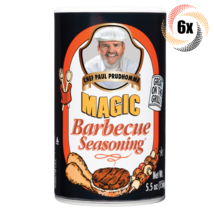 6x Shakers Chef Paul Prudhomme Magic Barbecue Flavor Seasoning | 5.5oz - £31.41 GBP
