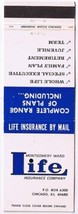 Matchbook Cover Montgomery Ward Life Insurance Chicago Illinois - £2.25 GBP