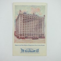 Postcard Pittsburgh Pennsylvania Rosenbaum Co Department Store Antique U... - £7.82 GBP