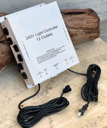MLC 12 Outlet LED  Master Light Relay Controller 240V 60A Metal Box Hydr... - $121.54