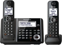 Panasonic Kx-Tgf342B Dect 2-Handset Landline Telephone. - £124.19 GBP