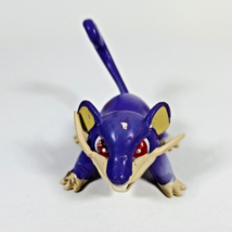 Pokémon Rattata PVC Mini Figure TOMY CGTSJ Nintendo Vintage Rare Authentic - $10.36