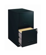 Black Metal 2-Drawer Vertical Filing File Cabinet - $340.08 CAD