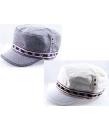 D&amp;Y WOMEN&#39;S CADET MILITARY GOLF SUN CAP HAT ELASTAFIT MULTI-COLORED - $13.56 CAD