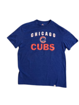 Majestic Blue Chicago Cubs T-Shirt L Blue-new - £7.10 GBP