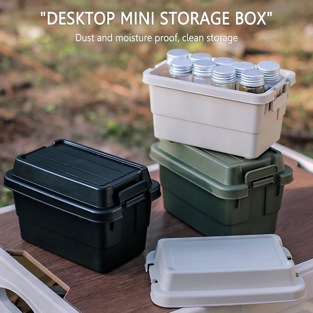 Portable Car Trunk Organizer Dustproof Mini Camping BBQ Tool Storage Box - £10.47 GBP+