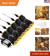 Versatile 500 LED Warm White Christmas Lights with 8 Modes for Every Occ... - $46.50