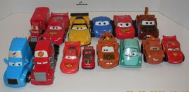 Lot of 14 Disney CARS Pretend play Plastic Mater Lightning McQueen Mac - £19.30 GBP