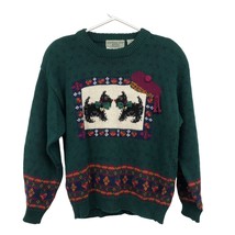 Vintage Northern Isles Sweater Women Petite Small Used Scottish Terrier - £38.17 GBP