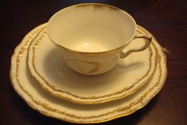 Theodore Compatible with Haviland, Limoges, France Trio, Dessert Plate, Cup and  - £43.04 GBP