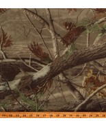 4-Way Stretch Knit AP Realtree Camouflage Brown Reverse Fabric by Yard A509.35 - $240.06 MXN