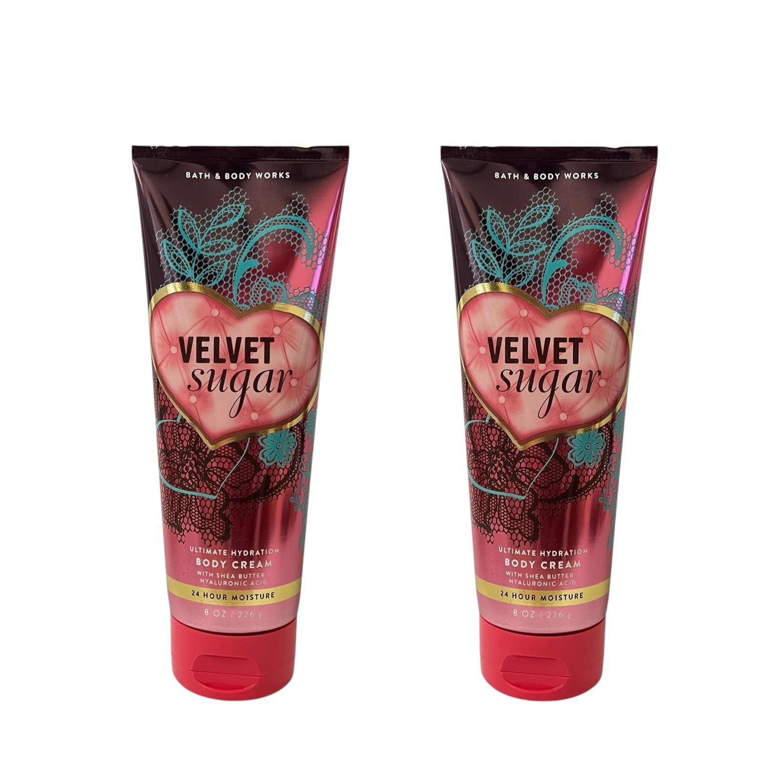 Bath &amp; Body Works Velvet Sugar Body Cream 8 fl oz 2 Pack - $33.66