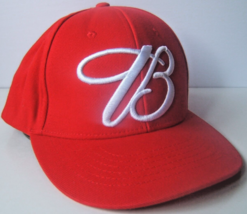 Budweiser K Products Hat Red Script B Logo Bud Beer Snapback Baseball Cap - £16.21 GBP