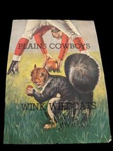 Plains Cowboys vs Wink Wildcats Football Program 1960s Texas Coca Cola Ads Vtg - £36.64 GBP