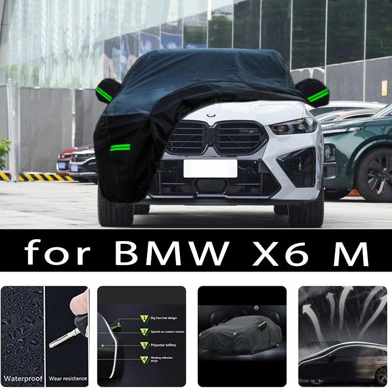 For BMW X6 M Outdoor Protection Full Car Covers Snow Cover Sunshade Waterproof - $95.22