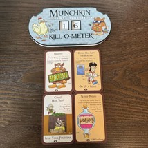 Munchkin Kill-O-Meter Guest Artist Edition Level Counter + 4 Cards Elvis... - $24.75