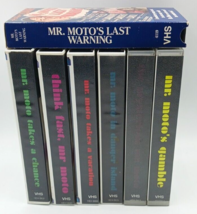 Lot of 7 Mr. Moto Movies VHS (6 in Clamshells) - £12.62 GBP