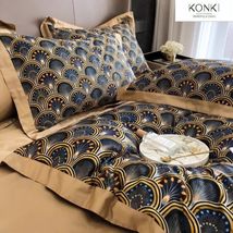 Horse Floral Luxury Retro Roman 100% Cotton Duvet Cover Set Modern Bedding Set - £111.00 GBP