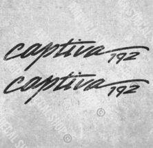 OEM Rinker 192 Captiva Boat Yacht Flat Decals 2PC Set New Oracle USA - $34.64