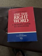 Readers Digest Use the Right Word A Modern Guide to Synonyms  Vintage 1968 - £6.29 GBP