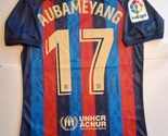 Pierre-Emerick Aubameyang Barcelona La Liga Match Home Soccer Jersey 202... - $80.00